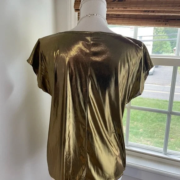 Vintage Turn On Gold Shirt - Picture 2 of 5